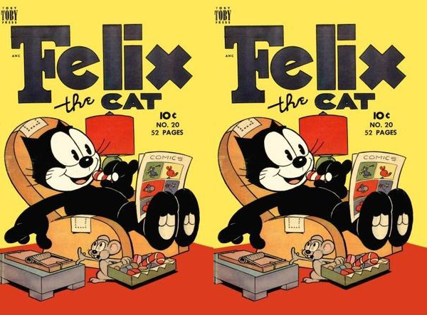 felix the cat,菲力猫,是动画史上第一个诞生的卡通人物.