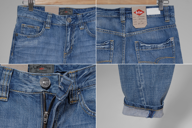 牛仔裤|lee cooper 再生棉水洗牛仔裤正品