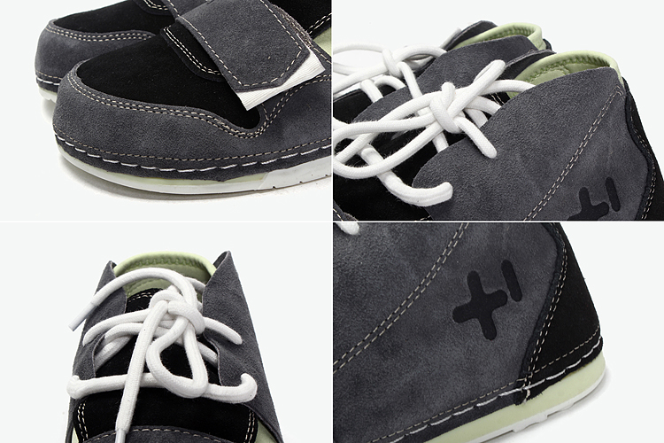 otzshoes 男款舒适时尚拼色百搭反毛皮休闲鞋